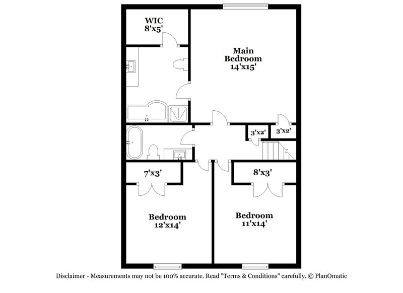 2,920/Mo, 7531 Sugarcreek Dr Riverdale, GA 30296 Floor Plan View