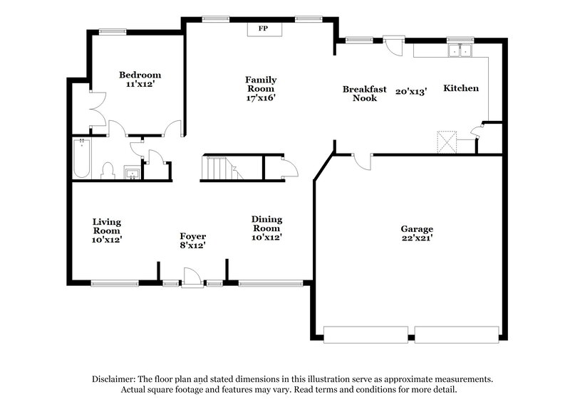 3,560/Mo, 4021 Castle Way Fairburn, GA 30213 Floor Plan View