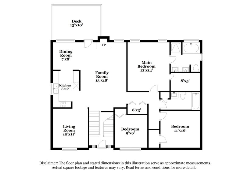 2,195/Mo, 180 Vintage Trl McDonough, GA 30253 Floor Plan View