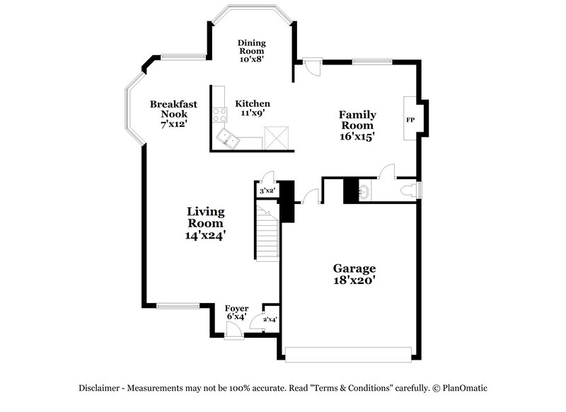 1,855/Mo, 1438 Pebble Ridge Ln Hampton, GA 30228 Floor Plan View