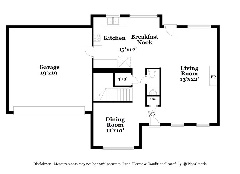 2,205/Mo, 4382 Raptor Pl Snellville, GA 30039 Floor Plan View