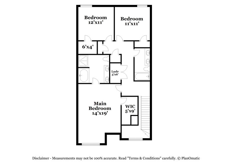 2,060/Mo, 3997 Tyne Ct Atlanta, GA 30349 Floor Plan View 2