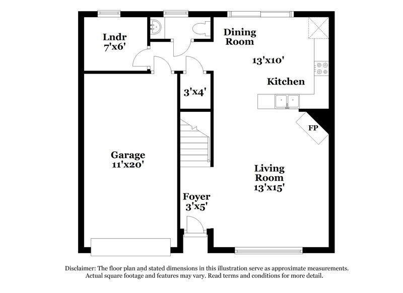 2,055/Mo, 3222 Saville St Sw Atlanta, GA 30331 Floor Plan View