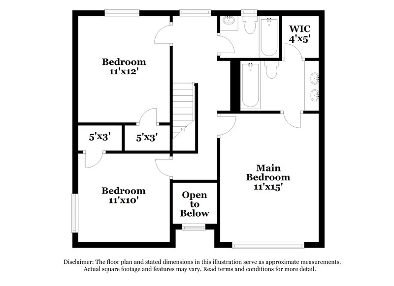 2,055/Mo, 3222 Saville St Sw Atlanta, GA 30331 Floor Plan View 2