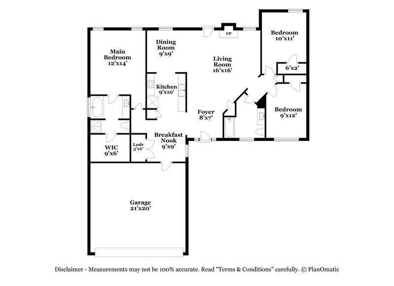 2,510/Mo, 3060 Century Ln McDonough, GA 30253 Floor Plan View