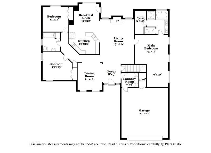 2,190/Mo, 191 Bridgemill Dr Hampton, GA 30228 Floorplan View