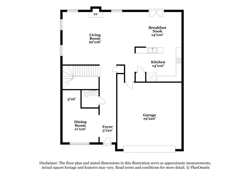 2,600/Mo, 370 Brannigan Ct Union City, GA 30291 Floorplan View