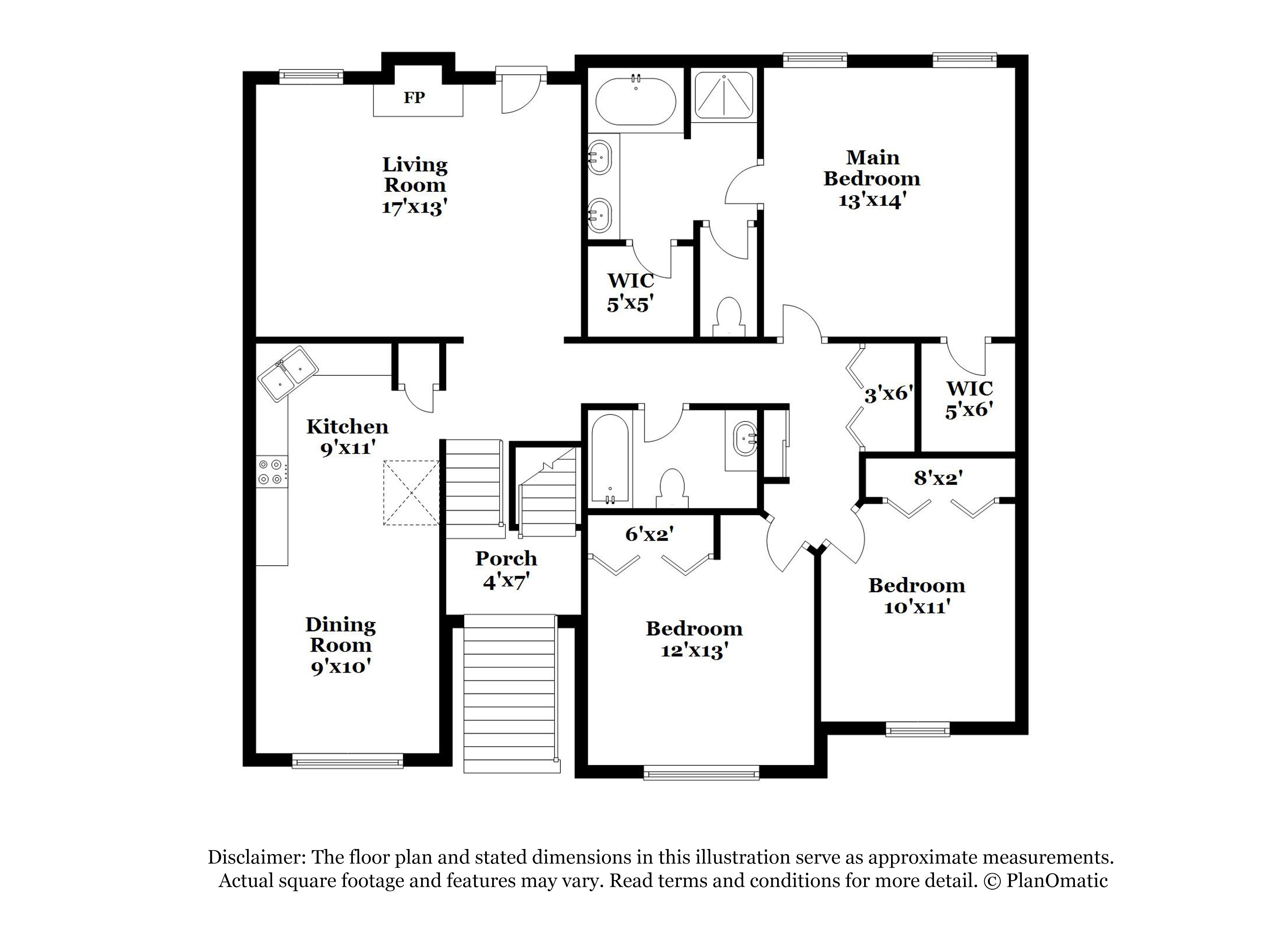 2,305/Mo, 553 Ransom Way Stockbridge, GA 30281 Floorplan View