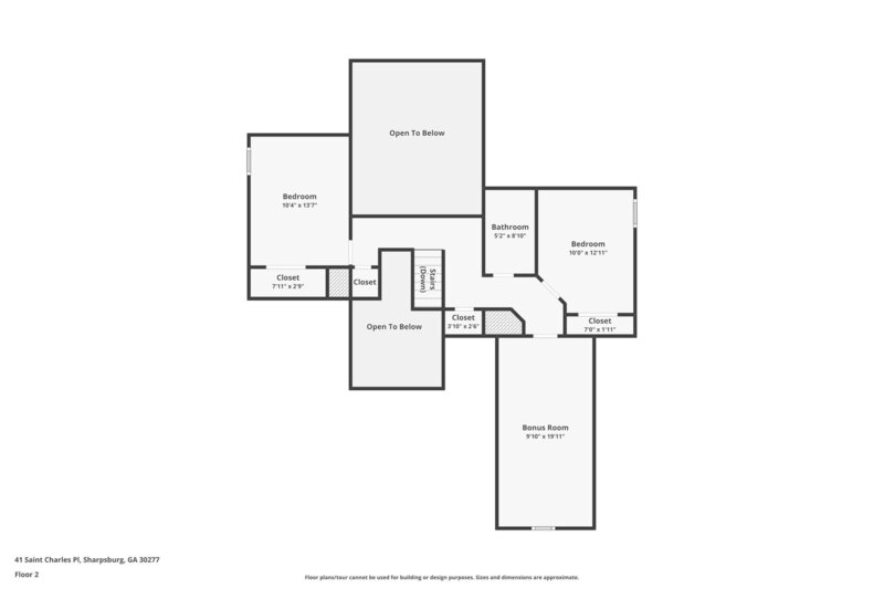2,185/Mo, 41 Saint Charles Pl Sharpsburg, GA 30277 Floorplan View 2