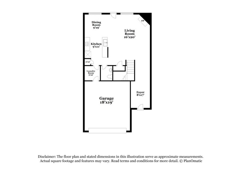 2,050/Mo, 616 Shadow Valley Ct Lithonia, GA 30058 Floor Plan View