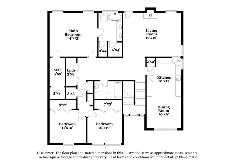 2,095/Mo, 2376 Carousel Park Dr Morrow, GA 30260 Floorplan View 2