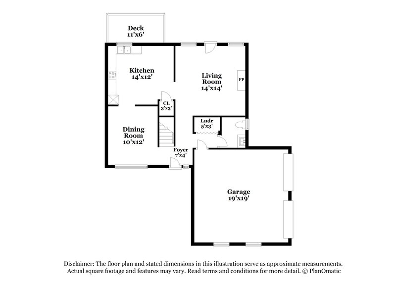 1,885/Mo, 7655 N Briar Ridge Ct Riverdale, GA 30296 Floorplan View