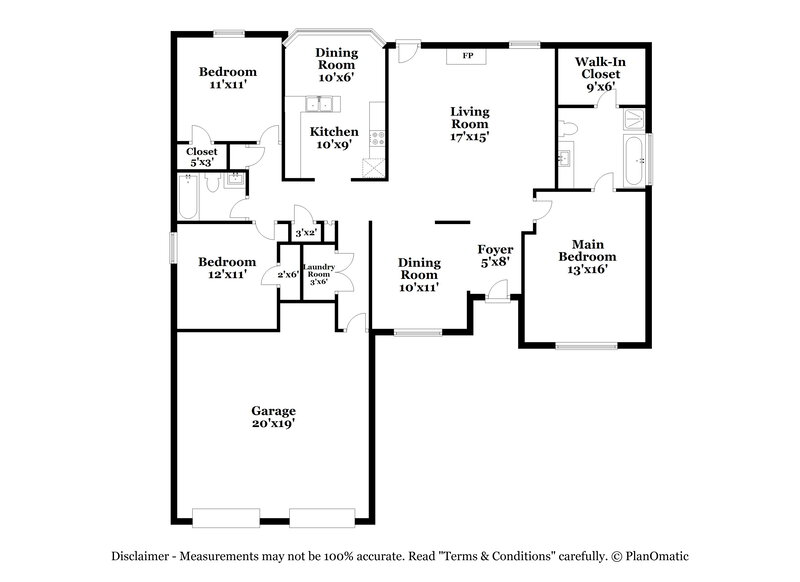 2,700/Mo, 6024 Birdseye Trl Atlanta, GA 30349 Floor Plan View