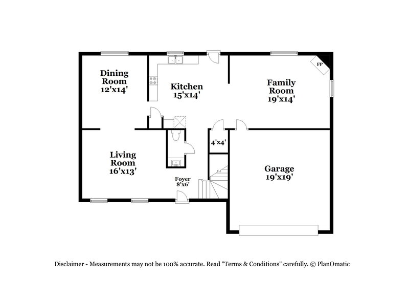 2,125/Mo, 1165 Village Crk Jonesboro, GA 30238 Floorplan View