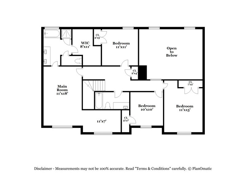 2,230/Mo, 3955 Belmont Ridge Dr Lithonia, GA 30038 Floor Plan View