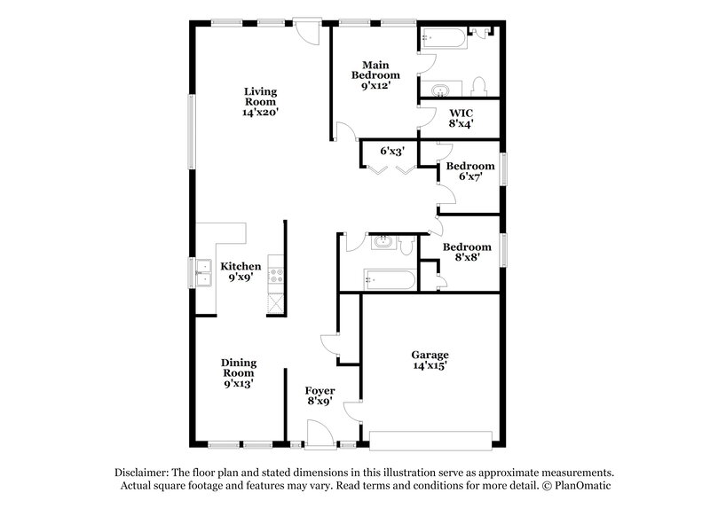 1,985/Mo, 270 Eagles Pkwy Covington, GA 30014 Floor Plan View