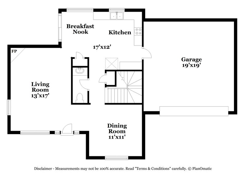 3,250/Mo, 2910 Water Lily Ct Austell, GA 30106 Floor Plan View 2