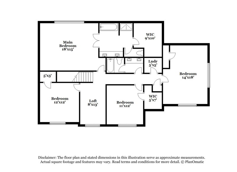 3,205/Mo, 410 Amesbury Cv SW Atlanta, GA 30331 Floor Plan View 2