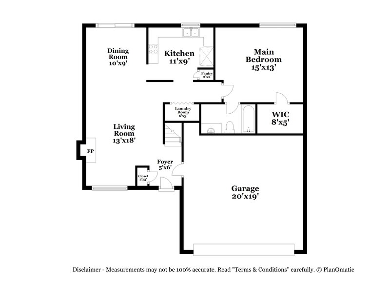 1,930/Mo, 923 Shiloh Ridge Run NW Kennesaw, GA 30144 Floor Plan View