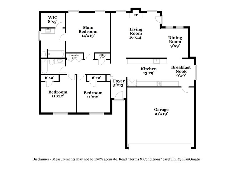 2,260/Mo, 2735 Country Creek Way NW Kennesaw, GA 30152 Floor Plan View