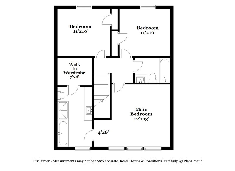 2,025/Mo, 204 Springbottom Dr Lawrenceville, GA 30046 Floor Plan View 2