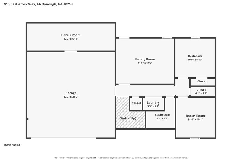 2,280/Mo, 915 Castlerock Way McDonough, GA 30253 Floor Plan View