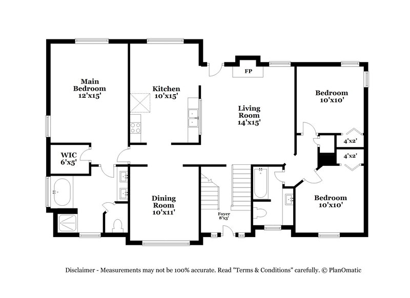 2,335/Mo, 915 Castlerock Way McDonough, GA 30253 Floorplan View