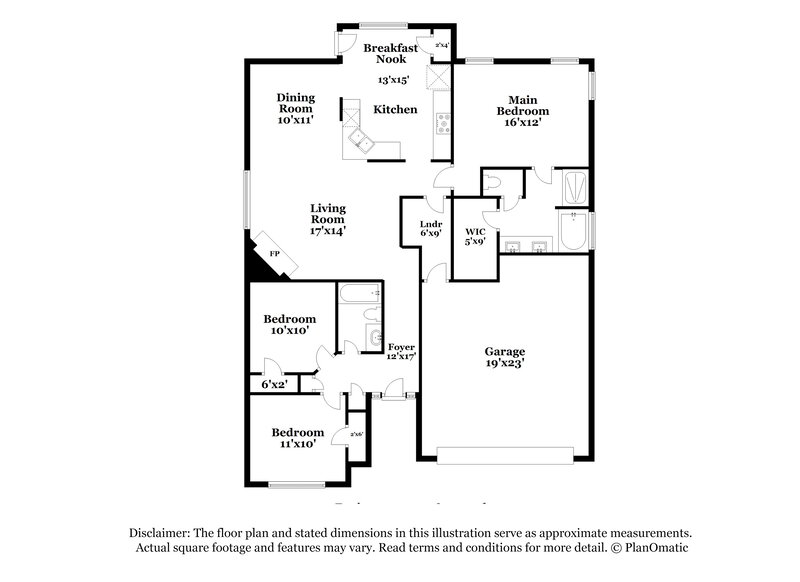 2,660/Mo, 2945 Nightfall Ter Douglasville, GA 30135 Floor Plan View