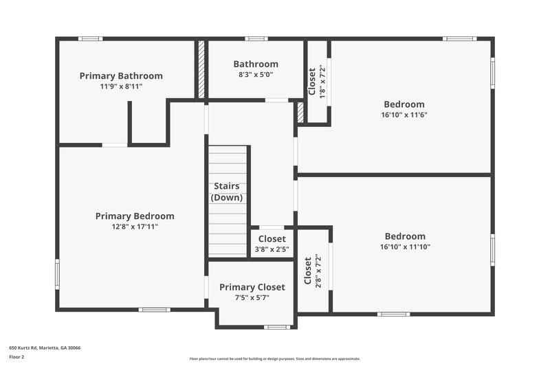 2,960/Mo, 650 Kurtz Rd Marietta, GA 30066 Floor Plan View 2