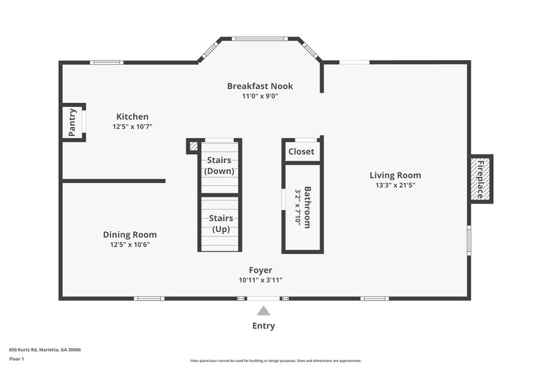 2,960/Mo, 650 Kurtz Rd Marietta, GA 30066 Floor Plan View 3