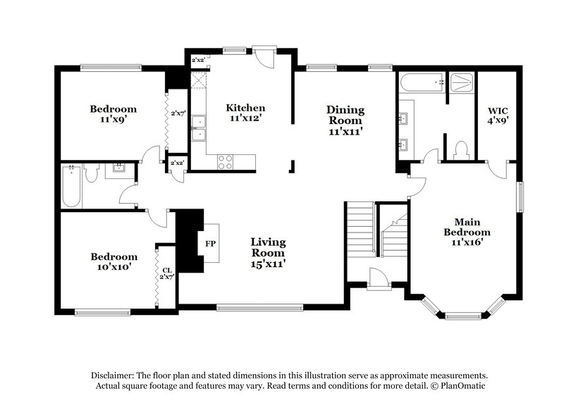 1,990/Mo, 5090 Roxton Ln Douglasville, GA 30135 Floor Plan View
