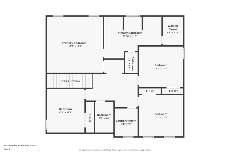3,430/Mo, 920 Fellowship Rd Fairburn, GA 30213 Floor Plan View 2