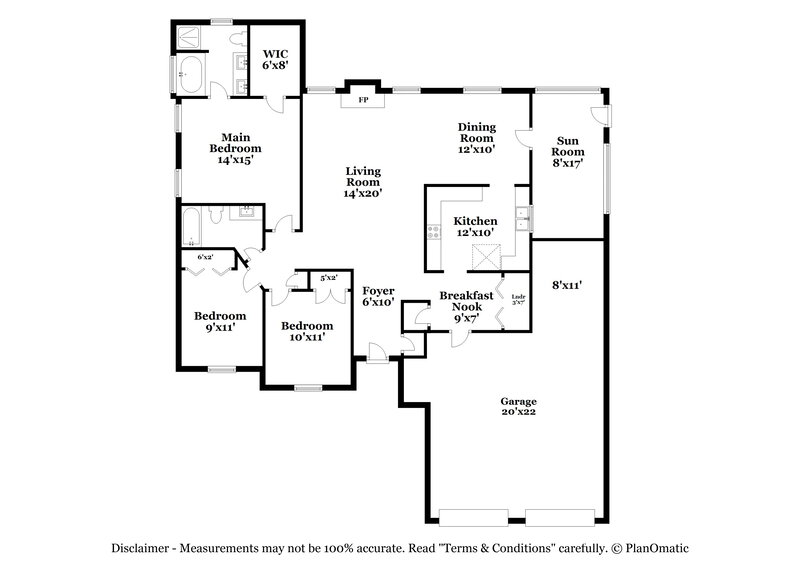 1,945/Mo, 250 Ashley Oaks Dr McDonough, GA 30253 Floor Plan View