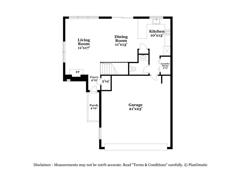2,200/Mo, 1255 W Oaks Way Woodstock, GA 30188 Floorplan View