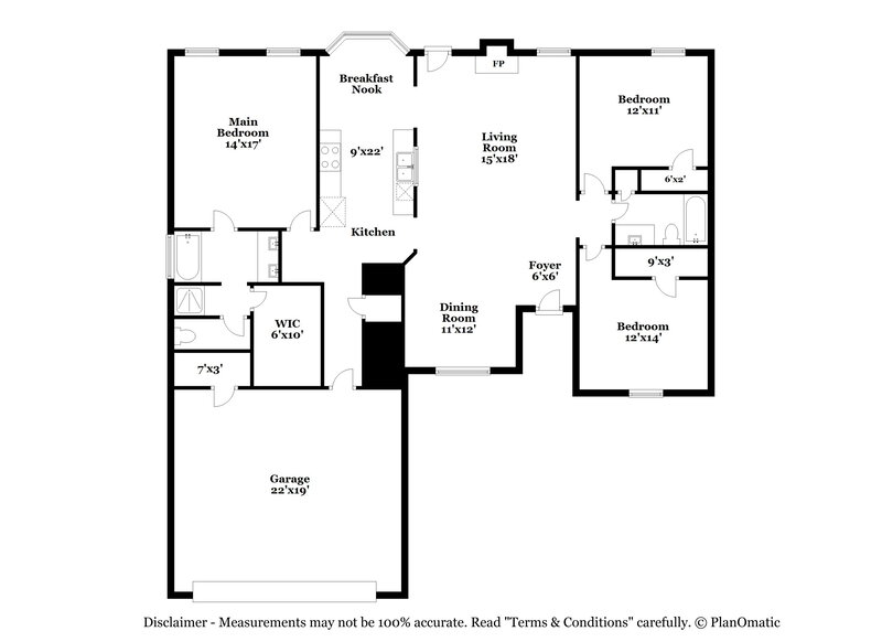 2,045/Mo, 663 Stonecrest Dr Loganville, GA 30052 Floor Plan View