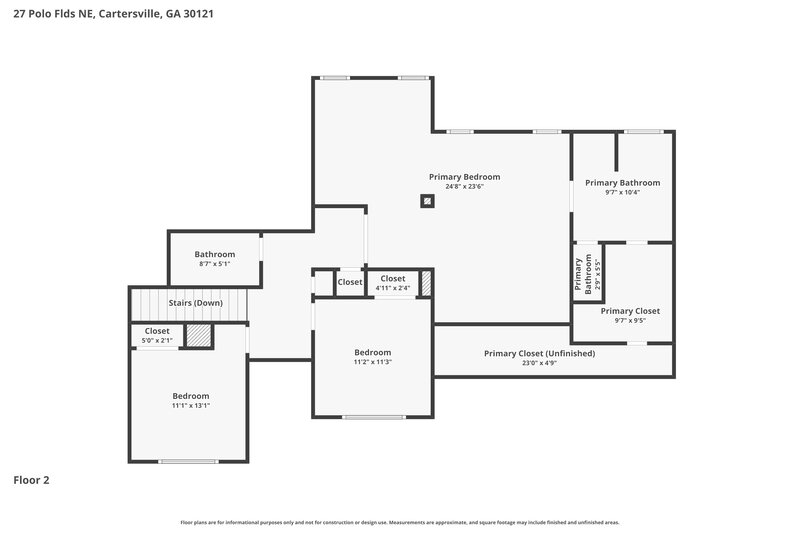 2,490/Mo, 27 Polo Flds NE Cartersville, GA 30121 Floor Plan View
