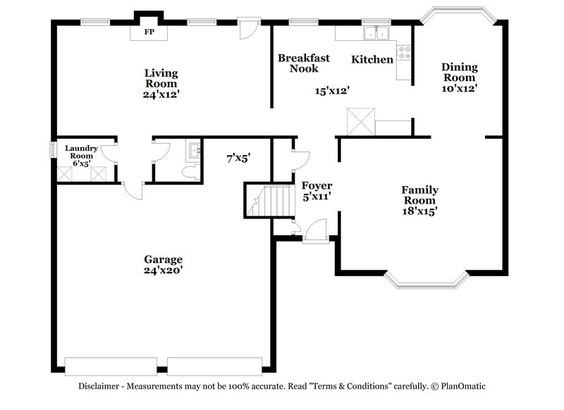 2,290/Mo, 4710 Idlewood Gate Lithonia, GA 30038 Floorplan View