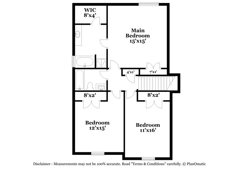 2,290/Mo, 4710 Idlewood Gate Lithonia, GA 30038 Floorplan View 2