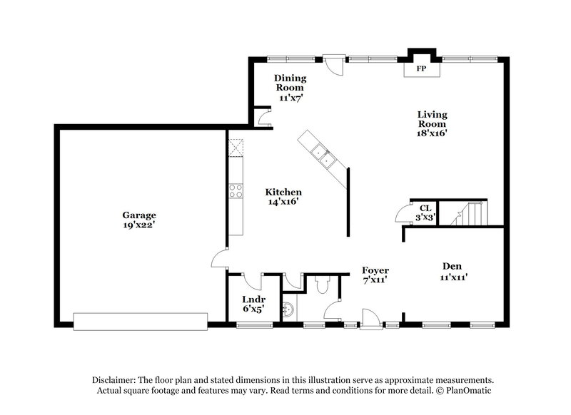 2,590/Mo, 345 Radcliffe Trace Covington, GA 30016 Floor Plan View 2