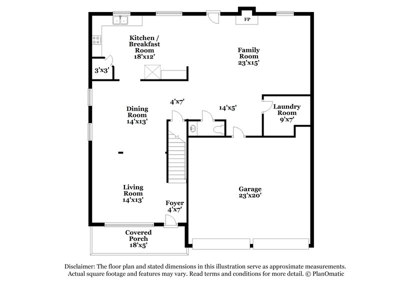 2,230/Mo, 4618 Ash Tree St Snellville, GA 30039 Floor Plan View
