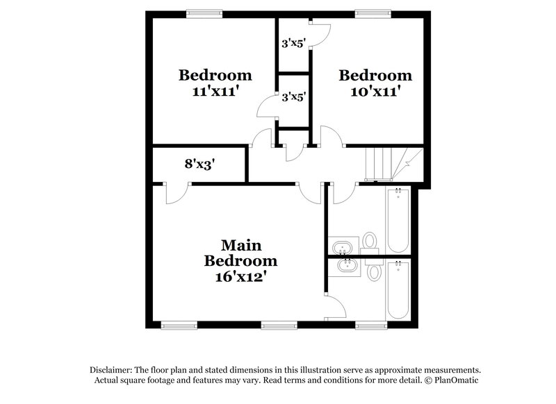 1,935/Mo, 2995 Arden Way Snellville, GA 30039 Floor Plan View 3