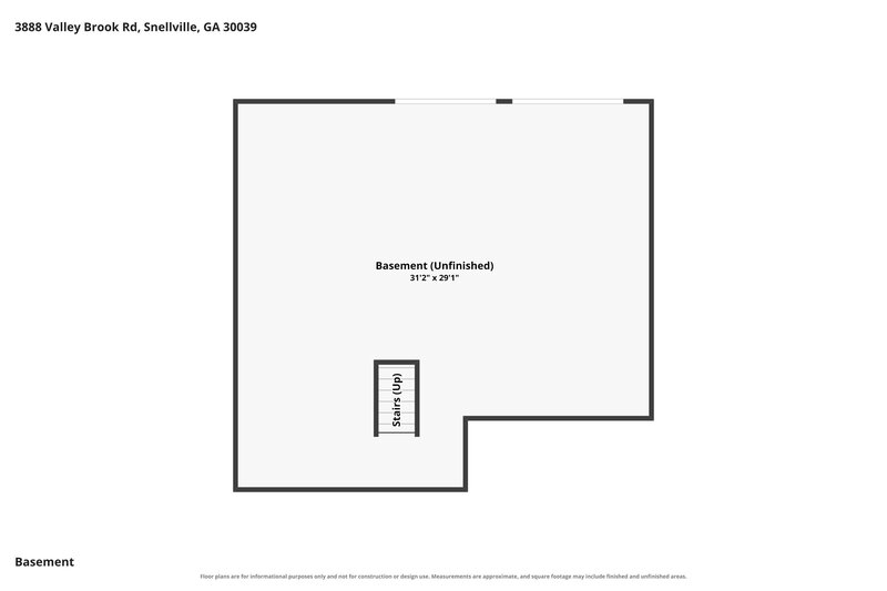 2,005/Mo, 3888 Valley Brook Rd Snellville, GA 30039 Floor Plan View