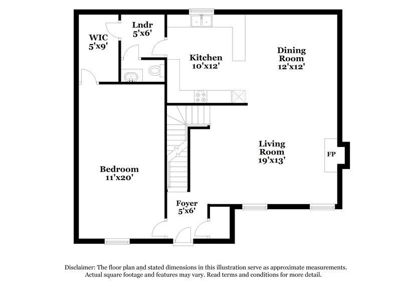 1,655/Mo, 3888 Valley Brook Rd Snellville, GA 30039 Floor Plan View 2