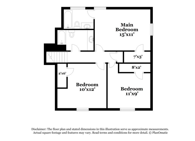 1,705/Mo, 3678 Waverly Oaks Way SW Snellville, GA 30039 Floor Plan View 2