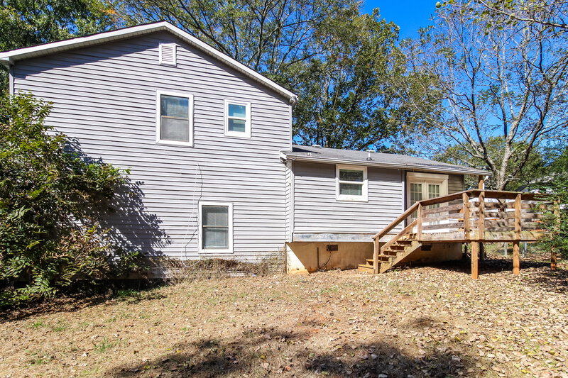 1,705/Mo, 3678 Waverly Oaks Way SW Snellville, GA 30039 Rear View
