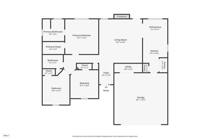 1,805/Mo, 702 Shoal Circle SE Lawrenceville, GA 30046 Floor Plan View