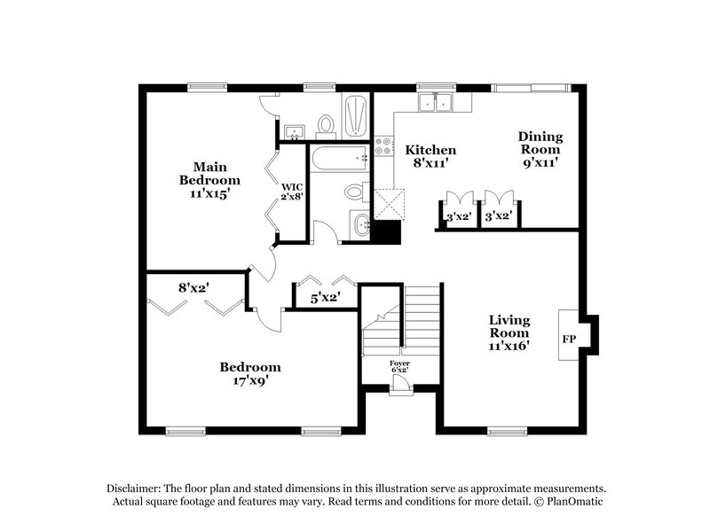 2,140/Mo, 725 Sunfield Dr NW Lilburn, GA 30047 Floorplan View 2