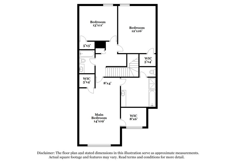 2,125/Mo, 740 Shadow Lakes Dr Lithonia, GA 30058 Floor Plan View 2