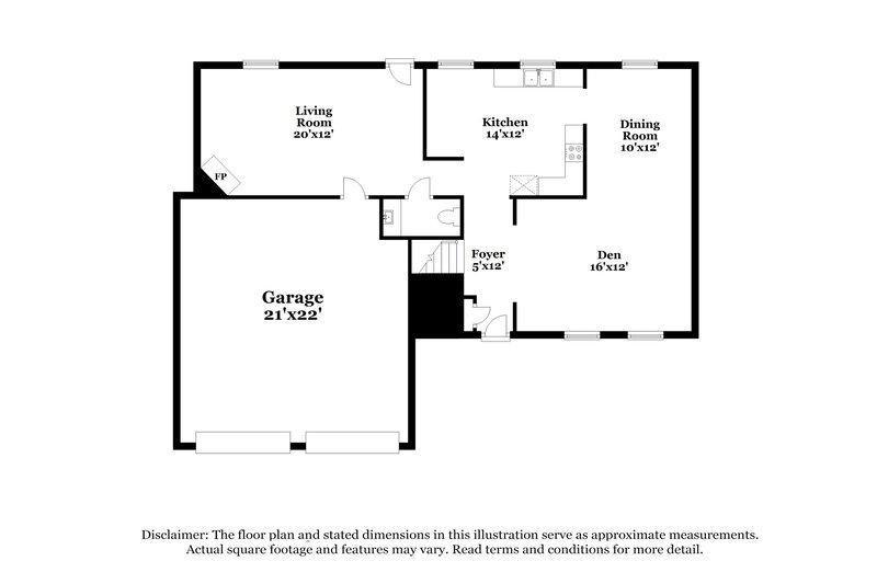 1,890/Mo, 758 Kilkenny Circle Lithonia, GA 30058 Floor Plan View