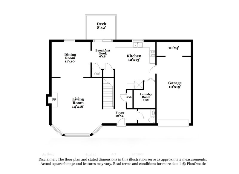 1,765/Mo, 6280 Phillips Corner Rd Lithonia, GA 30058 Floor Plan View 2